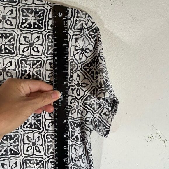 IBKUL LADIES polo shirt DRESS MEDIUM BLACK WHITE TENNIS GOLF UPF QUICK DRY - Picture 6 of 12